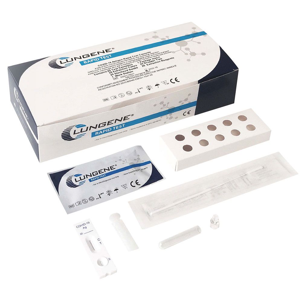 CLUNGENE COVID-19 Antigen Rapid Test Cassette für Nase-Rachen Abstrich Profi